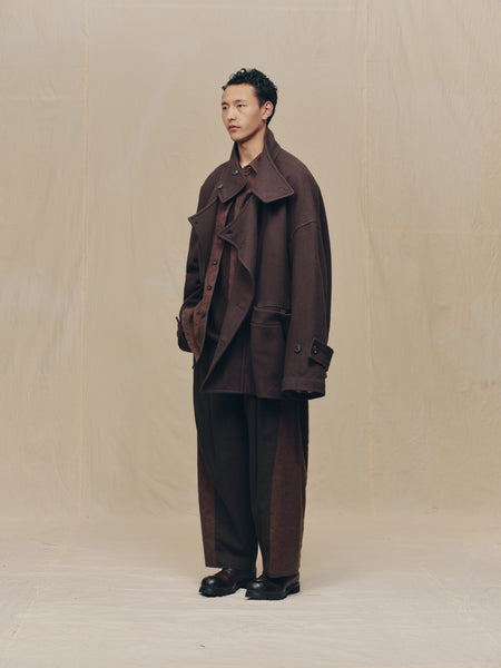 STAND COLLAR SHORT COAT – ZIGGY CHEN