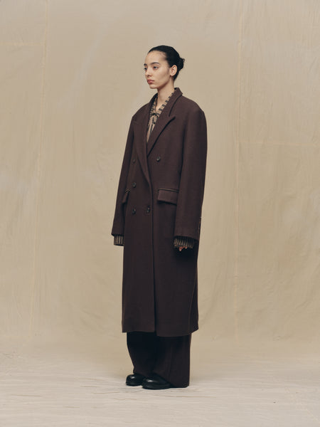 ZIGGY CHEN 24AW ロングコート 50 DOUBLE-BREASTED LONG COAT – ZIGGY CHEN
