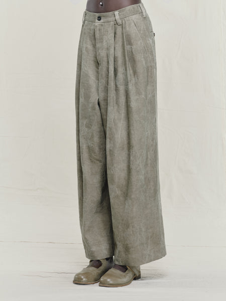 JACQUARD WIDE-LEG TROUSERS – ZIGGY CHEN