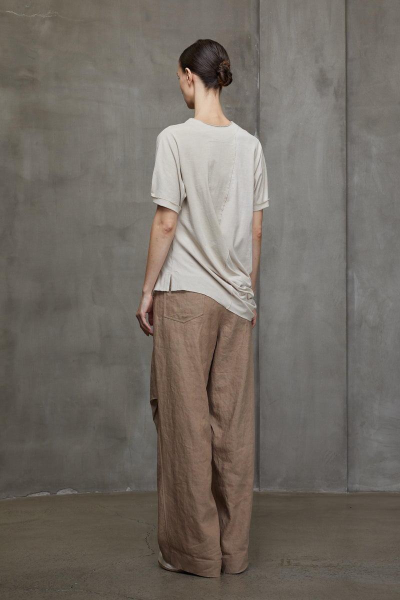 DECONSTRUCTED ASYMMETRICAL T-SHIRT