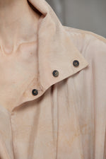 HUGE COLLAR ASYMMETRICAL SHIRT COAT