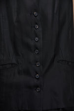 SINGLE BUTTON LONG WAISTCOAT