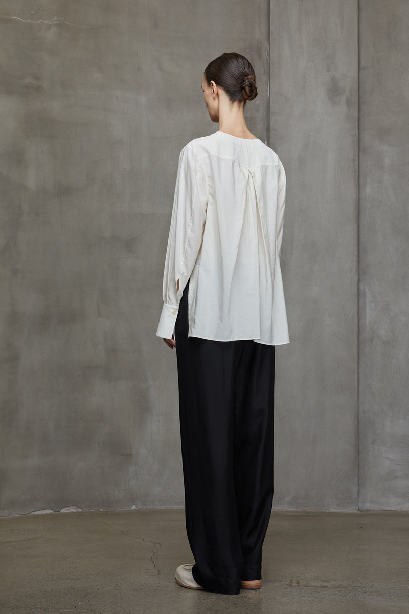 ASYMMETRIC ERRATIC FOLD SHIRT