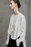 ASYMMETRIC ERRATIC FOLD SHIRT