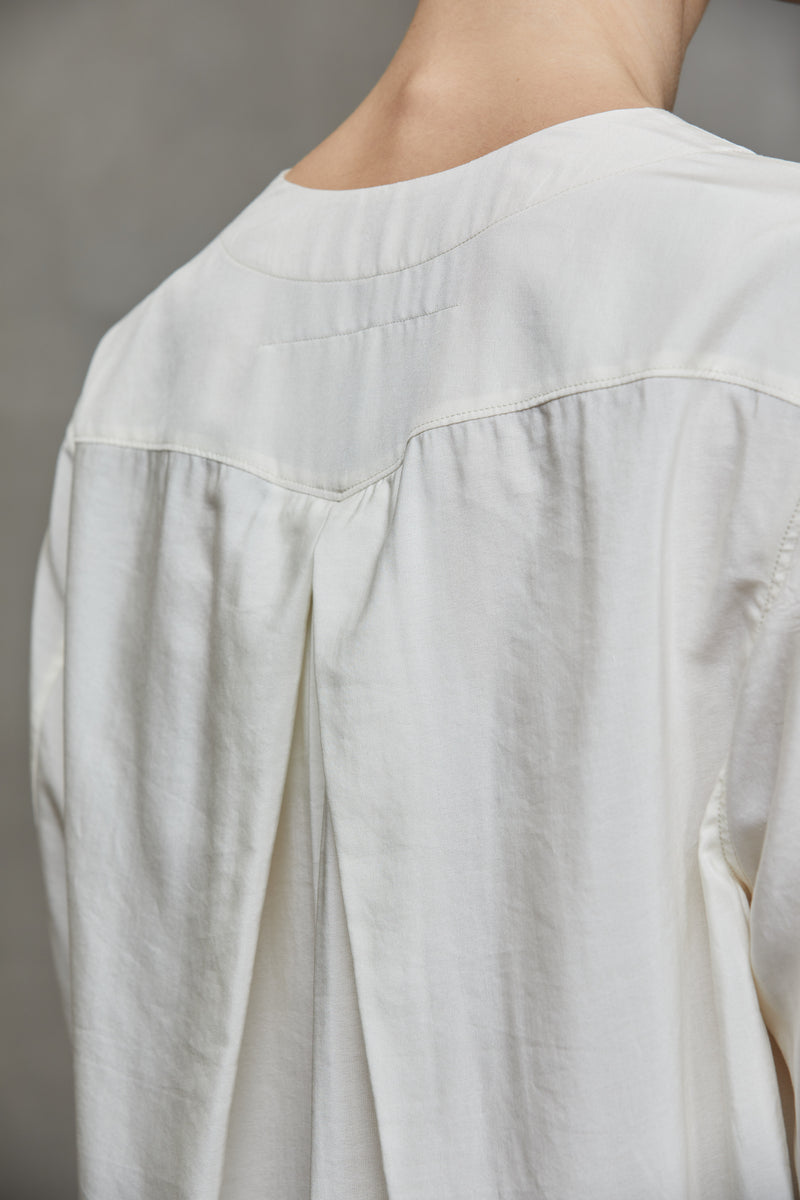 ASYMMETRIC ERRATIC FOLD SHIRT