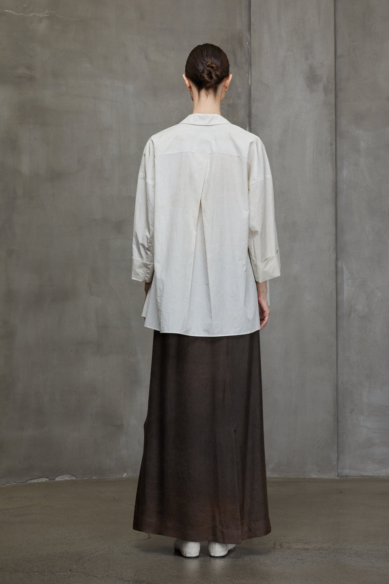 OVERSIZED ASYMMETRIC SHIRT