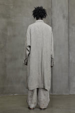 OVERSIZED JACQUARD LONG COAT