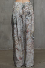 PRINTED DRAWSTRING TROUSERS