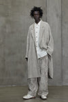 OVERSIZED JACQUARD LONG COAT