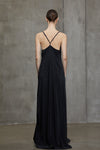 Y-SHAPED BACK STRAP LONG DRESS