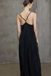 Y-SHAPED BACK STRAP LONG DRESS