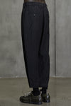 PLEATED TAPERED CUT TROUSERS