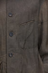 "PEELABLE BACK" CROPPED WORKER JACKET