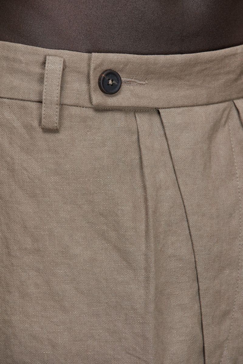 ARTICULATED KNEE STRAIGHT-LEG TROUSERS