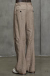 ARTICULATED KNEE STRAIGHT-LEG TROUSERS