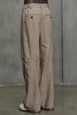 ARTICULATED KNEE STRAIGHT-LEG TROUSERS