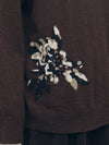 FLOWER INTARSIA SWEATER