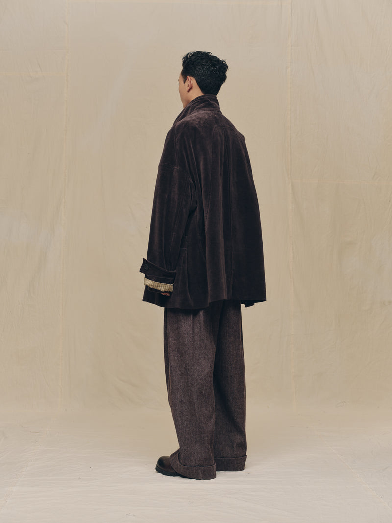 STAND COLLAR SHORT COAT – ZIGGY CHEN