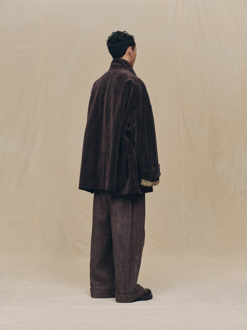 STAND COLLAR SHORT COAT – ZIGGY CHEN