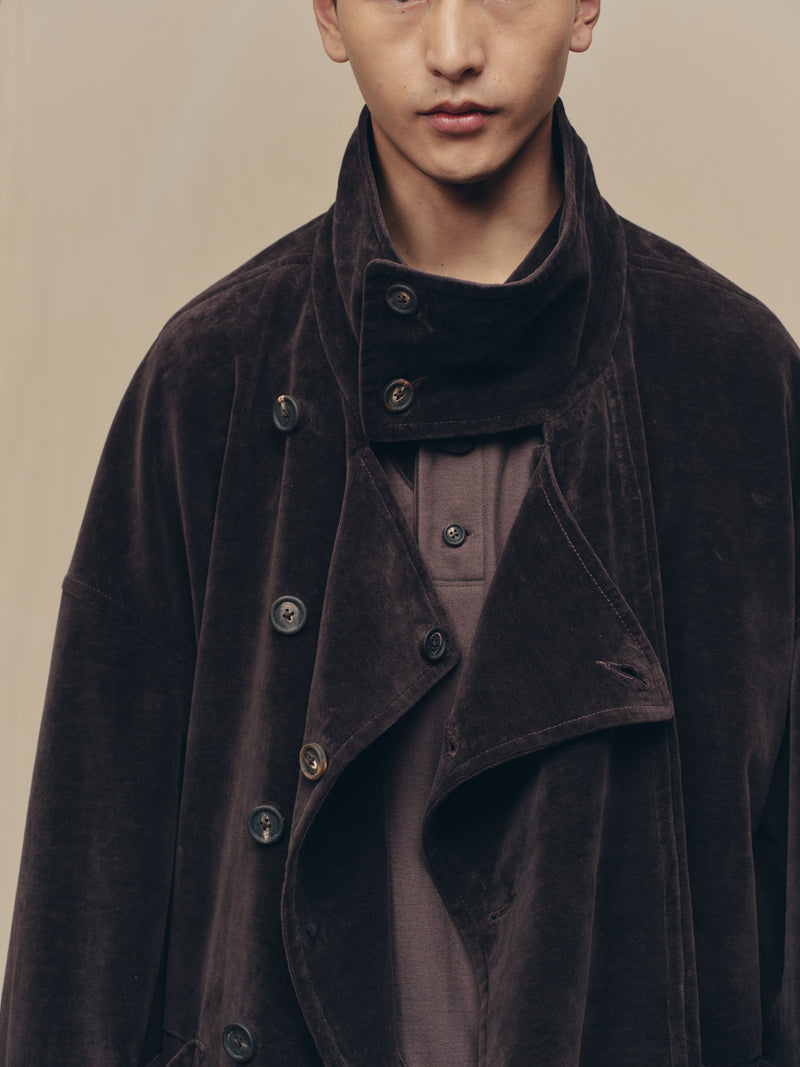 STAND COLLAR SHORT COAT – ZIGGY CHEN