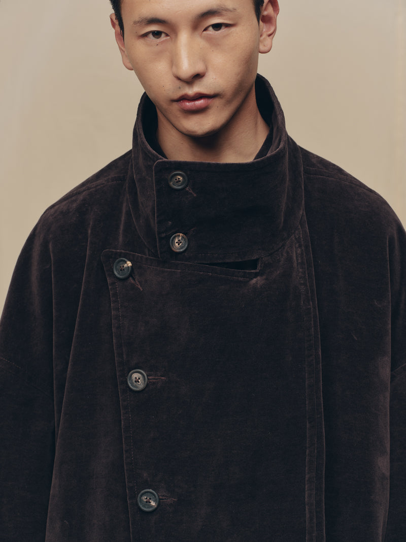 STAND COLLAR SHORT COAT – ZIGGY CHEN