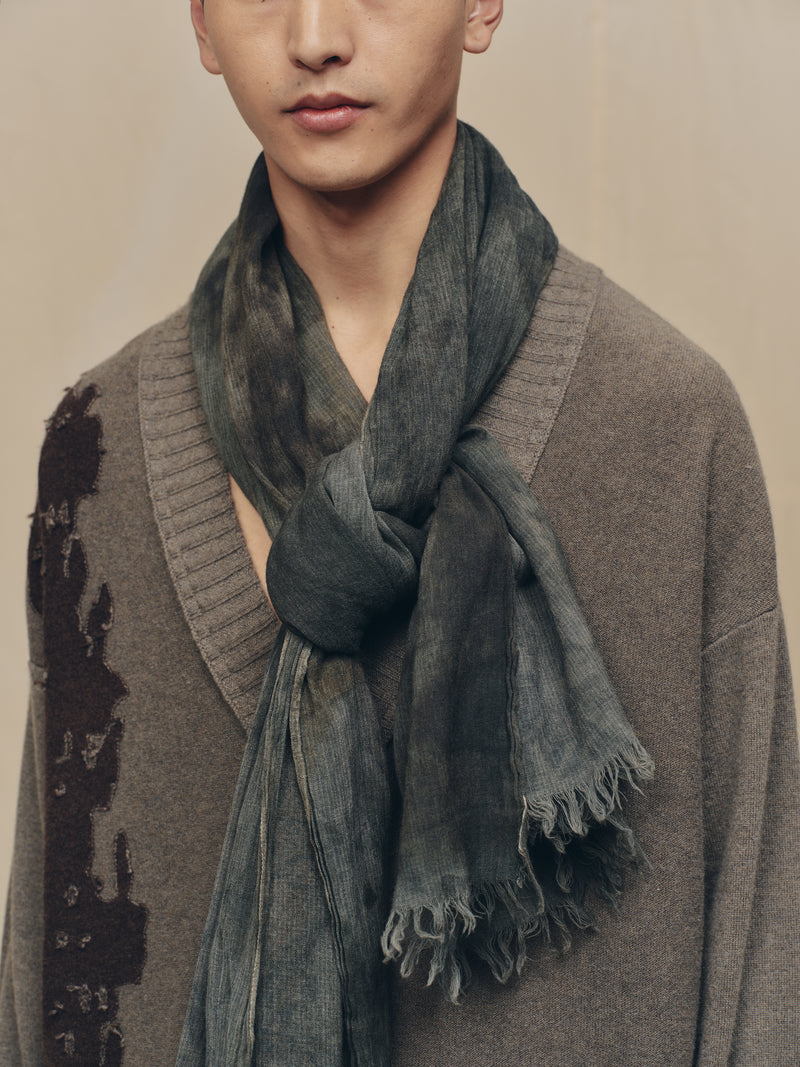 ziggy chen 25aw スカーフ ストール DIGITAL PRING SCARF – ZIGGY CHEN