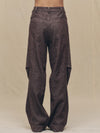 ARTICULATED KNEE DENIM TROUSERS