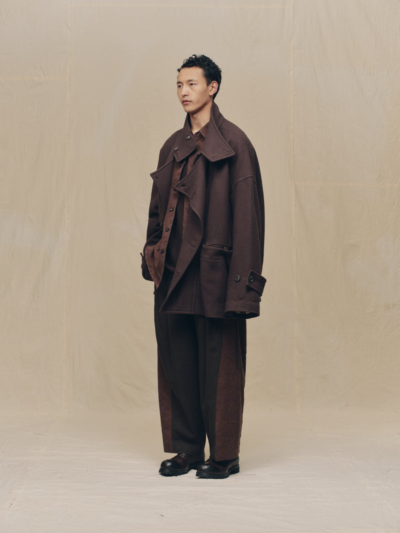 STAND COLLAR SHORT COAT – ZIGGY CHEN