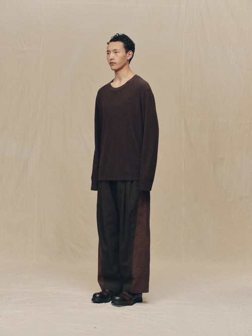 SMALL STATUE INTARSIA SWEATER