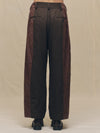 JACQUARD PATCHWORK TROUSERS