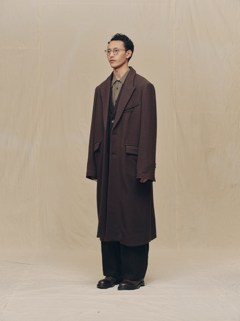 む*の様 【売り切り】ziggy chen Long Jacket CHARCO TWO BUTTON 