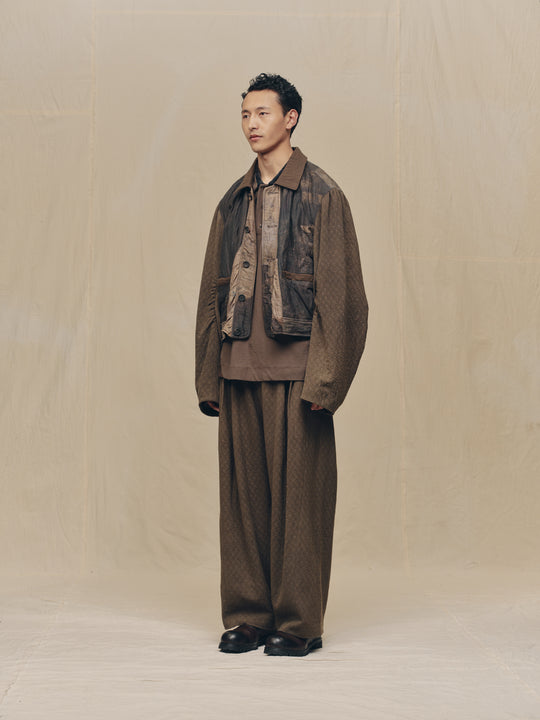 ジャケット・アウター ZIGGY CHEN 25SS Collaged Workers Jacket ZIGGY CHEN 25SS Collaged Workers Jacket