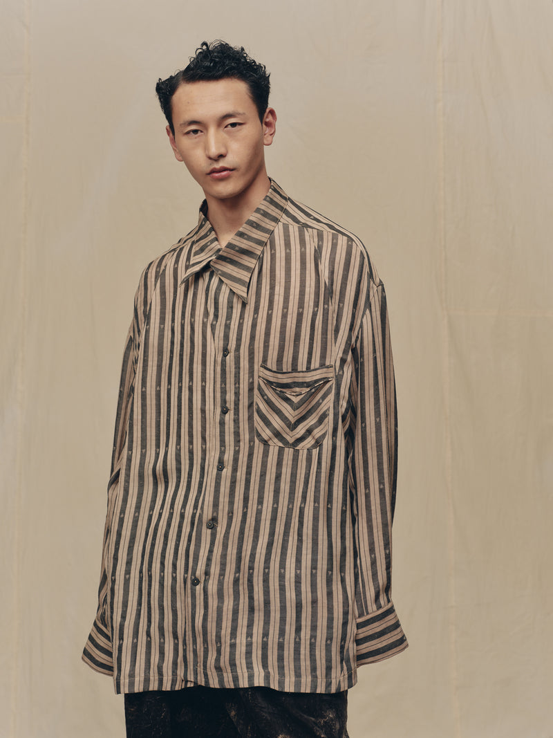 トップス Stripe Over Size Shirt OVERSIZED STRIPE SHIRT – ZIGGY CHEN