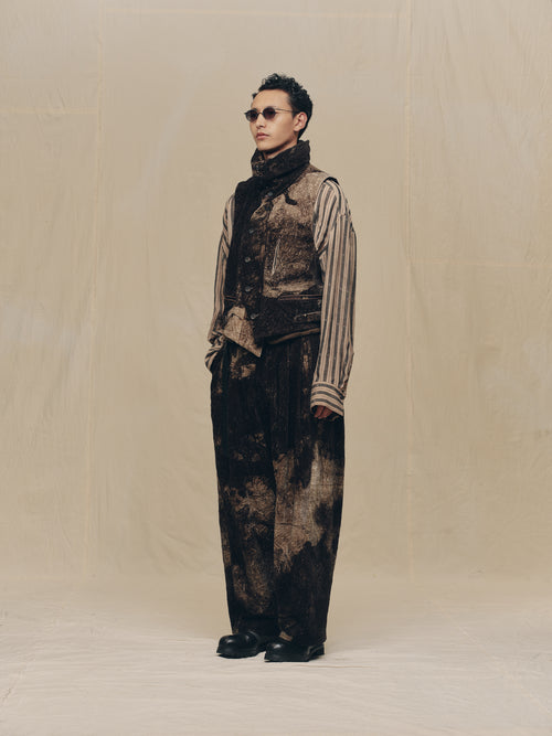 HIGH-NECK ASYMMETRIC VEST