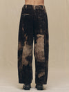 VELVET DROP CROTCH TROUSERS