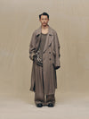 JACQUARD TRENCH COAT