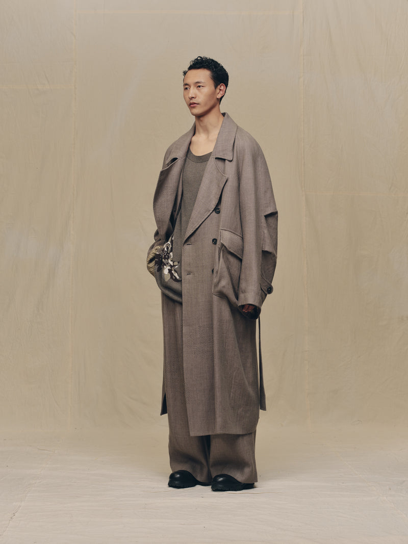 ZIGGY CHEN 22SS オーバーサイズドコート 46 DOUBLE-BREASTED LONG COAT – ZIGGY CHEN