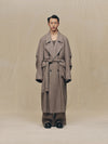 JACQUARD TRENCH COAT