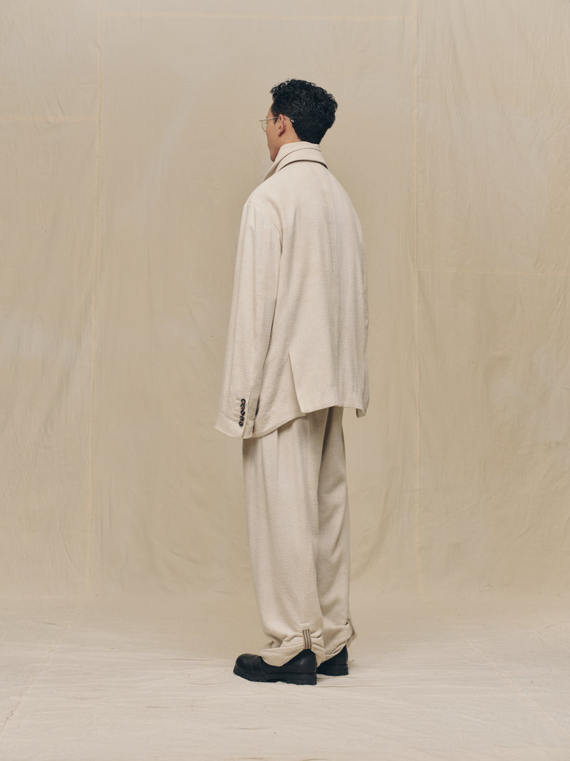 ZIGGY CHEN ベージュ テーラードジャケット THREE BUTTON BLAZER – ZIGGY CHEN