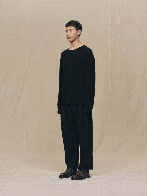 SMALL STATUE INTARSIA SWEATER