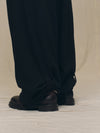 WIDE-LEG TROUSERS WITH PULL TABS