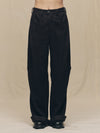 ARTICULATED KNEE DENIM TROUSERS