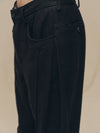 ARTICULATED KNEE DENIM TROUSERS