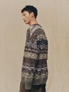 FLOAT  THREAD JACQUARD SWEATER