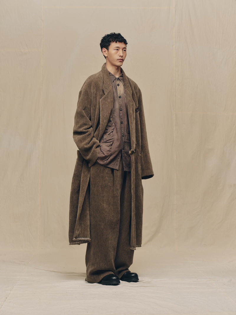 ZIGGY CHEN 極太畝 コーデュロイ コート CORDUROY DOUBLE-BREASTED LONG COAT – ZIGGY CHEN
