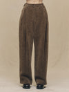 CORDUROY WIDE-LEG TROUSERS