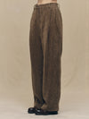 CORDUROY WIDE-LEG TROUSERS