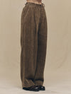 CORDUROY WIDE-LEG TROUSERS