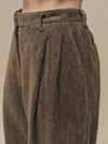 CORDUROY WIDE-LEG TROUSERS