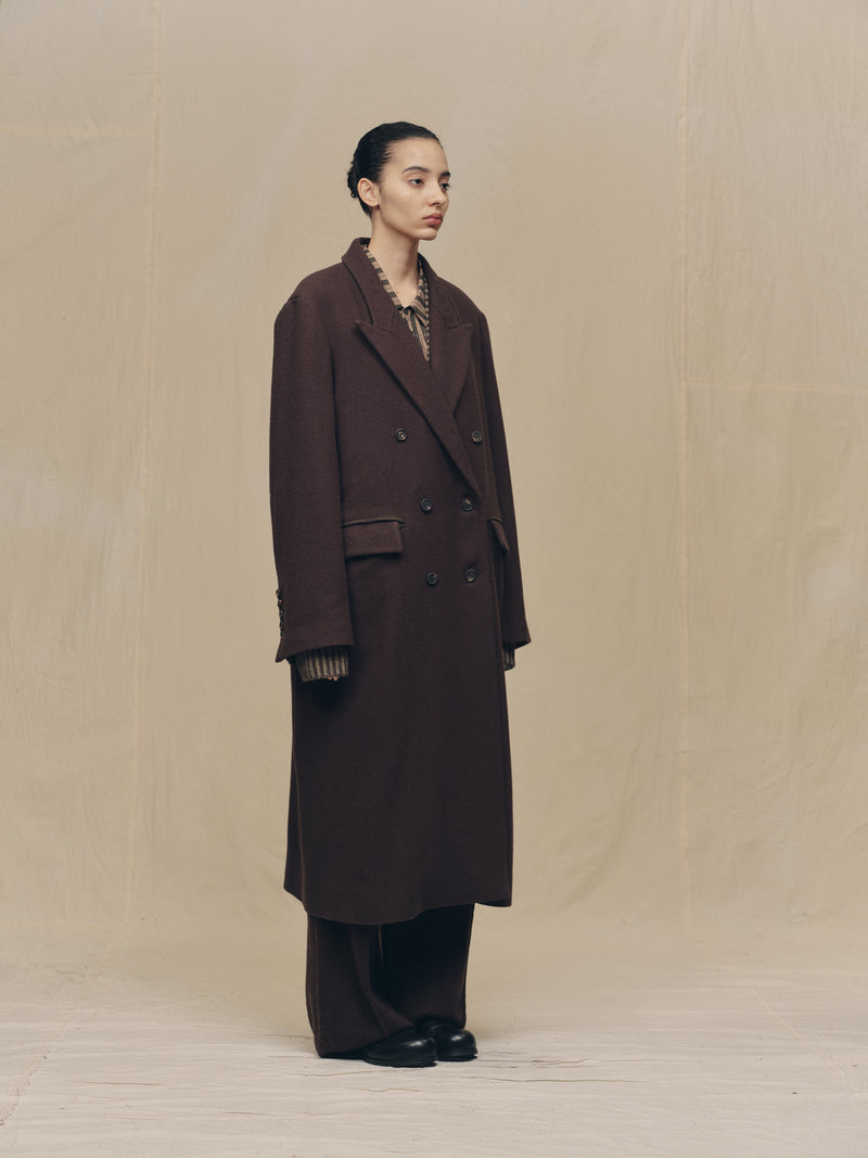 DOUBLE-BREASTED LONG COAT – ZIGGY CHEN